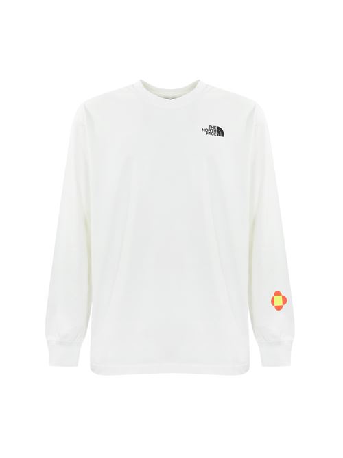 T-shirt maniche lunghe in cotone bianco TNF x Yinka Ilori The North Face | NF0A89CAFN41